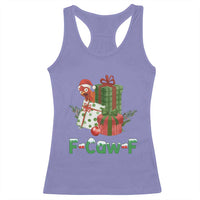 F Caw F Chicken Racerback Tank Top Funny Farm Life Holiday Gift - Wonder Print Shop