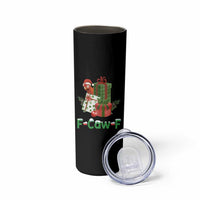 F Caw F Chicken Skinny Tumbler Funny Farm Life Holiday Gift - Wonder Print Shop