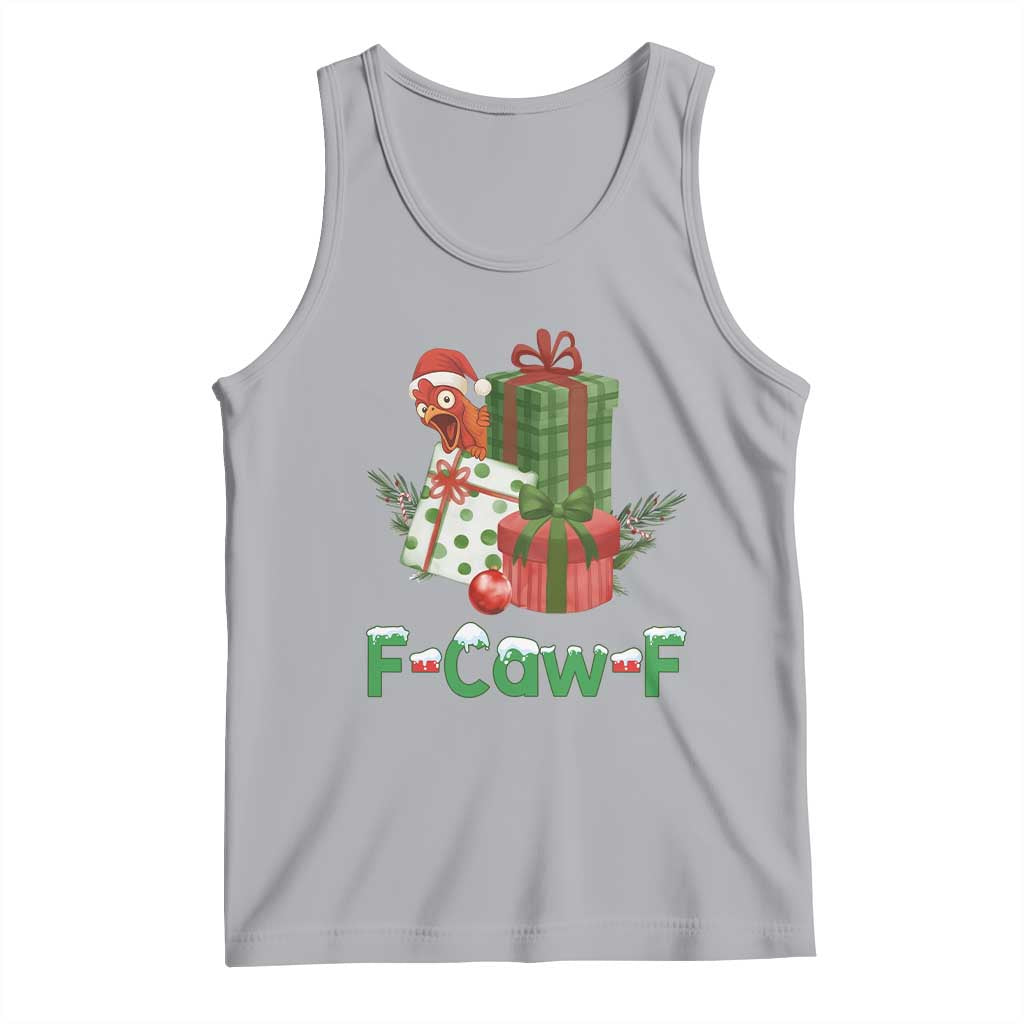 F Caw F Chicken Tank Top Funny Farm Life Holiday Gift - Wonder Print Shop