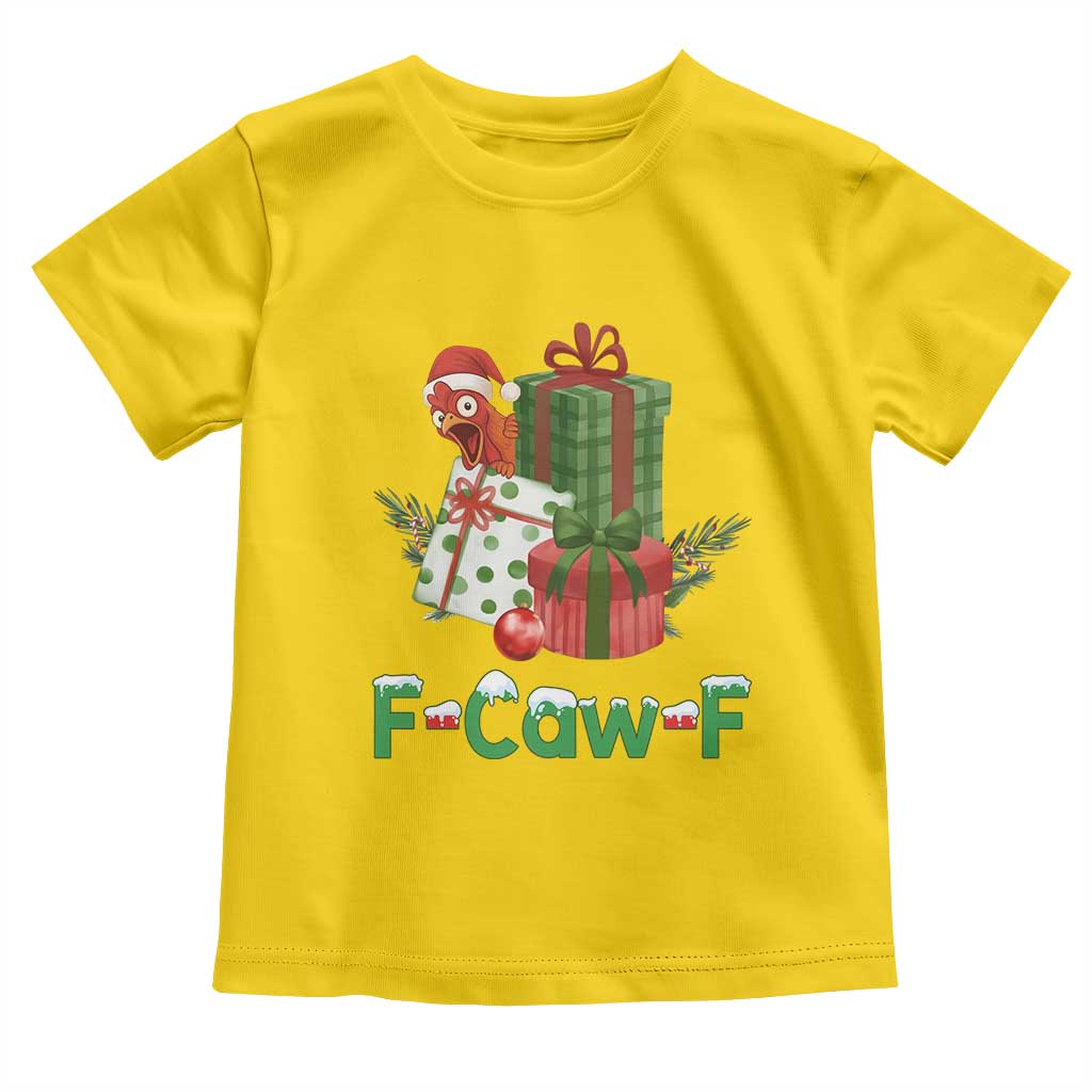 F Caw F Chicken Toddler T Shirt Funny Farm Life Holiday Gift - Wonder Print Shop