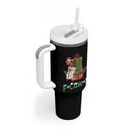 F Caw F Chicken Tumbler With Handle Funny Farm Life Holiday Gift - Wonder Print Shop