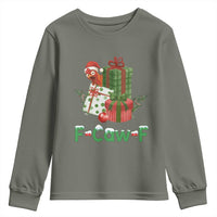 F Caw F Chicken Youth Sweatshirt Funny Farm Life Holiday Gift - Wonder Print Shop