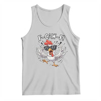 Funny F Caw F Chicken Sarcastic Joke Gift Tank Top - Wonder Print Shop