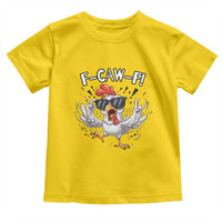 Funny F Caw F Chicken Sarcastic Joke Gift Toddler T Shirt - Wonder Print Shop