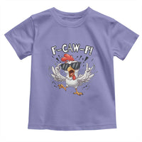 Funny F Caw F Chicken Sarcastic Joke Gift Toddler T Shirt - Wonder Print Shop