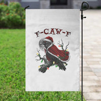 F Caw F Raven Sarcastic Joke Garden Flag Holiday Gag Gift - Wonder Print Shop