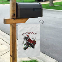 F Caw F Raven Sarcastic Joke Garden Flag Holiday Gag Gift - Wonder Print Shop