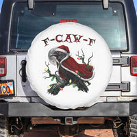 F Caw F Raven Sarcastic Joke Spare Tire Cover Holiday Gag Gift - Wonder Print Shop