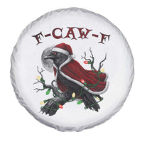 F Caw F Raven Sarcastic Joke Spare Tire Cover Holiday Gag Gift - Wonder Print Shop
