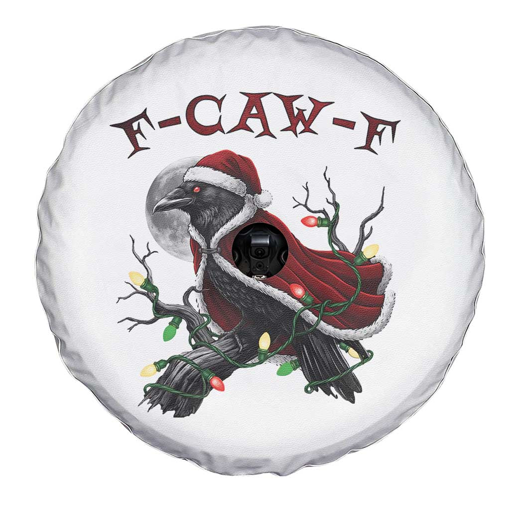 F Caw F Raven Sarcastic Joke Spare Tire Cover Holiday Gag Gift - Wonder Print Shop