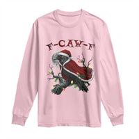 F Caw F Raven Sarcastic Joke Long Sleeve Shirt Holiday Gag Gift - Wonder Print Shop