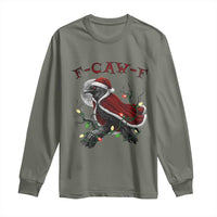 F Caw F Raven Sarcastic Joke Long Sleeve Shirt Holiday Gag Gift - Wonder Print Shop