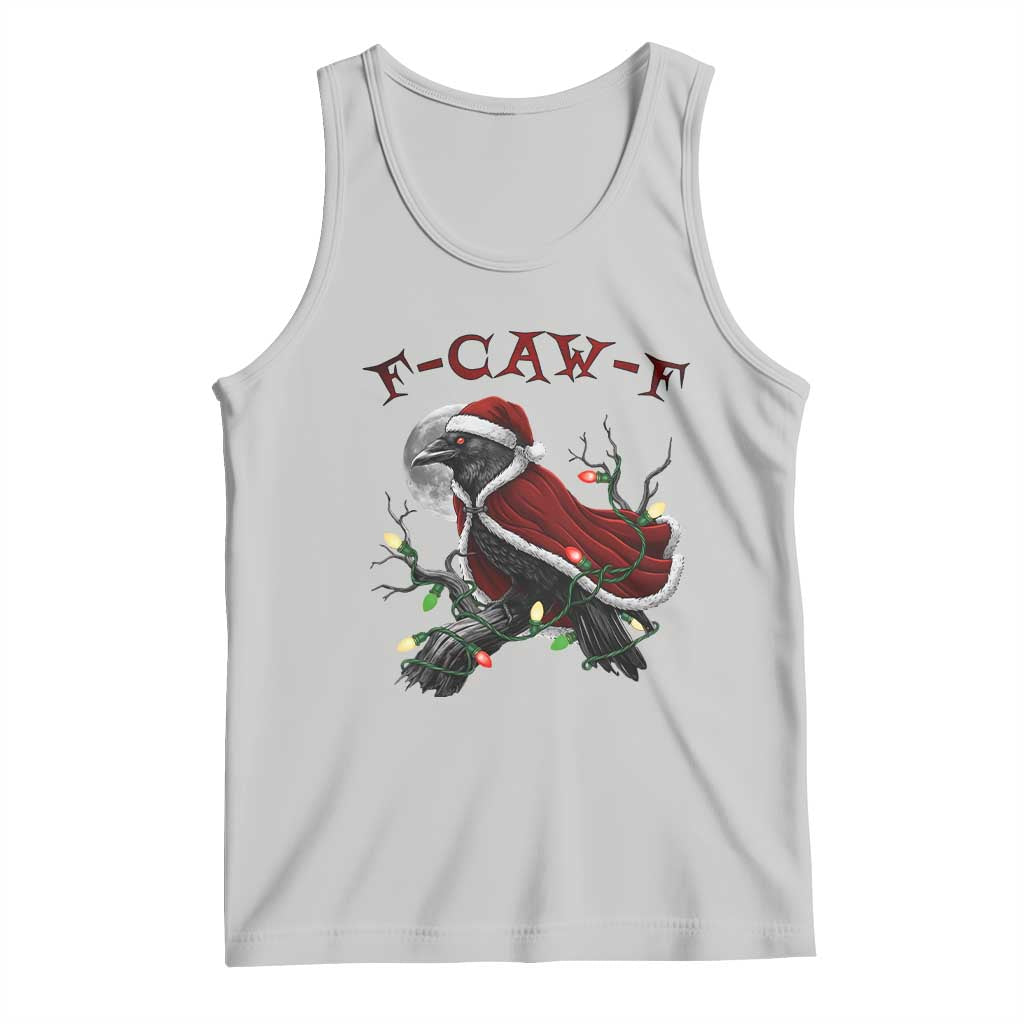 F Caw F Raven Sarcastic Joke Tank Top Holiday Gag Gift - Wonder Print Shop