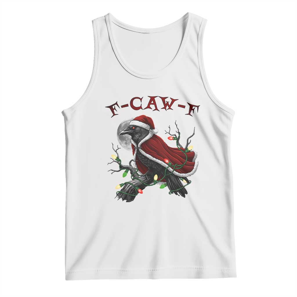 F Caw F Raven Sarcastic Joke Tank Top Holiday Gag Gift - Wonder Print Shop