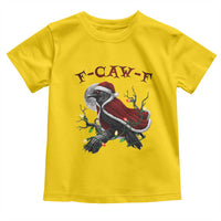 F Caw F Raven Sarcastic Joke Toddler T Shirt Holiday Gag Gift - Wonder Print Shop