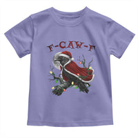 F Caw F Raven Sarcastic Joke Toddler T Shirt Holiday Gag Gift - Wonder Print Shop