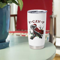 F Caw F Raven Sarcastic Joke Tumbler Cup Holiday Gag Gift - Wonder Print Shop