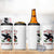Merry F Caw F Raven Lover 4 in 1 Can Cooler Tumbler Funny Holidays Gift - Wonder Print Shop
