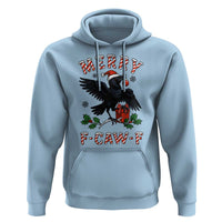 Merry F Caw F Raven Lover Hoodie Funny Holidays Gift - Wonder Print Shop