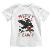 Merry F Caw F Raven Lover Toddler T Shirt Funny Holidays Gift - Wonder Print Shop