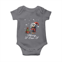 Merry F Caw F Raven Lover Baby Onesie Funny Christmas Gift - Wonder Print Shop