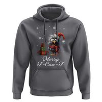 Merry F Caw F Raven Lover Hoodie Funny Christmas Gift - Wonder Print Shop