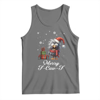 Merry F Caw F Raven Lover Tank Top Funny Christmas Gift - Wonder Print Shop