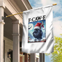 F Caw F Christmas Raven Garden Flag Funny Bird Lover Gift - Wonder Print Shop