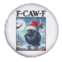 F Caw F Christmas Raven Spare Tire Cover Funny Bird Lover Gift - Wonder Print Shop