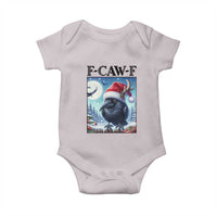F Caw F Christmas Raven Baby Onesie Funny Bird Lover Gift - Wonder Print Shop