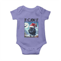 F Caw F Christmas Raven Baby Onesie Funny Bird Lover Gift - Wonder Print Shop