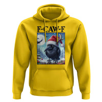 F Caw F Christmas Raven Hoodie Funny Bird Lover Gift - Wonder Print Shop
