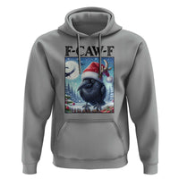 F Caw F Christmas Raven Hoodie Funny Bird Lover Gift - Wonder Print Shop