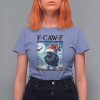 F Caw F Christmas Raven T Shirt For Women Funny Bird Lover Gift - Wonder Print Shop