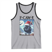 F Caw F Christmas Raven Tank Top Funny Bird Lover Gift - Wonder Print Shop