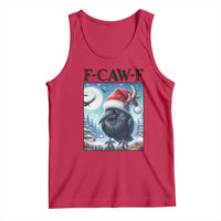 F Caw F Christmas Raven Tank Top Funny Bird Lover Gift - Wonder Print Shop