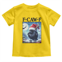 F Caw F Christmas Raven Toddler T Shirt Funny Bird Lover Gift - Wonder Print Shop