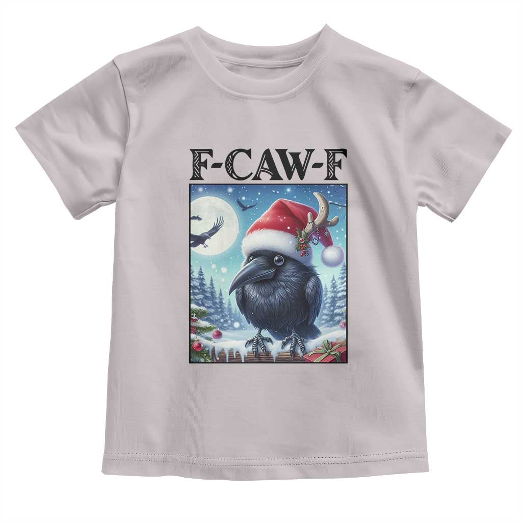 F Caw F Christmas Raven Toddler T Shirt Funny Bird Lover Gift - Wonder Print Shop
