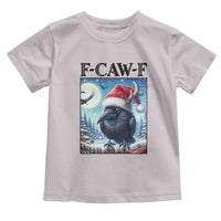 F Caw F Christmas Raven Toddler T Shirt Funny Bird Lover Gift - Wonder Print Shop