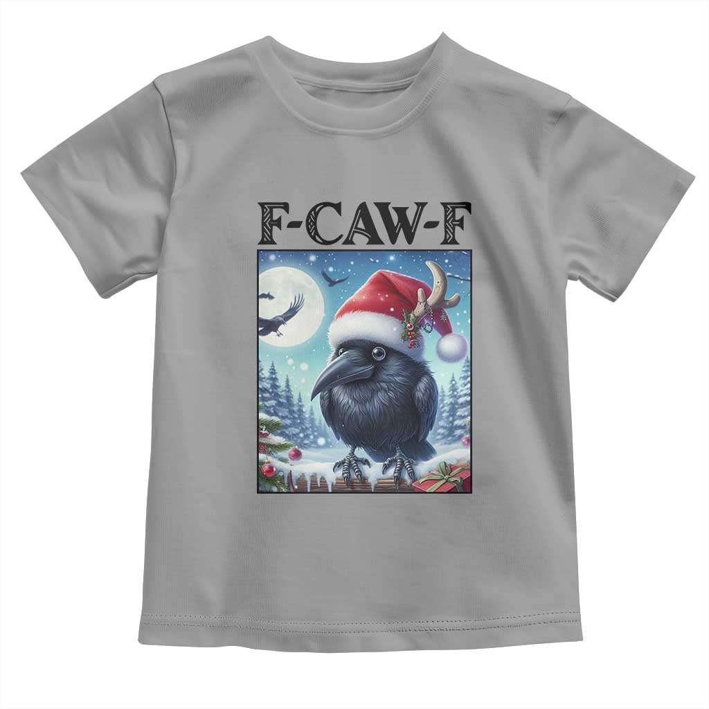 F Caw F Christmas Raven Toddler T Shirt Funny Bird Lover Gift - Wonder Print Shop