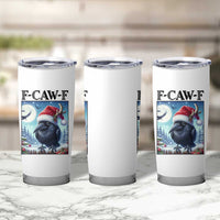 F Caw F Christmas Raven Tumbler Cup Funny Bird Lover Gift - Wonder Print Shop