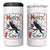 Funny Christmas Santa Raven 4 in 1 Can Cooler Tumbler Merry F Caw F Joke Gift - Wonder Print Shop