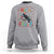 Funny Christmas Santa Raven Sweatshirt Merry F Caw F Joke Gift - Wonder Print Shop