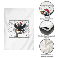 Funny Christmas Raven Lovers Garden Flag F Caw F Joke Gift - Wonder Print Shop