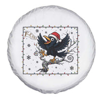 Funny Christmas Raven Lovers Spare Tire Cover F Caw F Joke Gift - Wonder Print Shop