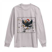 Funny Christmas Raven Lovers Long Sleeve Shirt F Caw F Joke Gift - Wonder Print Shop