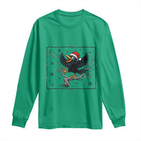 Funny Christmas Raven Lovers Long Sleeve Shirt F Caw F Joke Gift - Wonder Print Shop