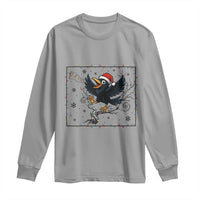 Funny Christmas Raven Lovers Long Sleeve Shirt F Caw F Joke Gift - Wonder Print Shop