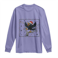 Funny Christmas Raven Lovers Long Sleeve Shirt F Caw F Joke Gift - Wonder Print Shop