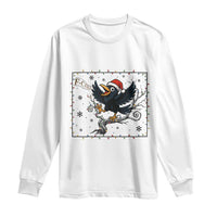 Funny Christmas Raven Lovers Long Sleeve Shirt F Caw F Joke Gift - Wonder Print Shop